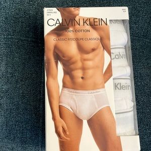 Calvin Klein “4 Pack” 100% Cotton new in box